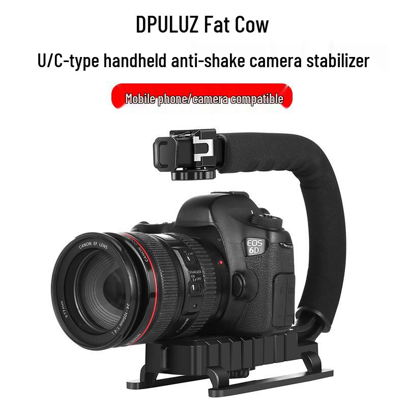 

PULUZ DSLR Low Angle Stable Handheld Flash Bracket чорний