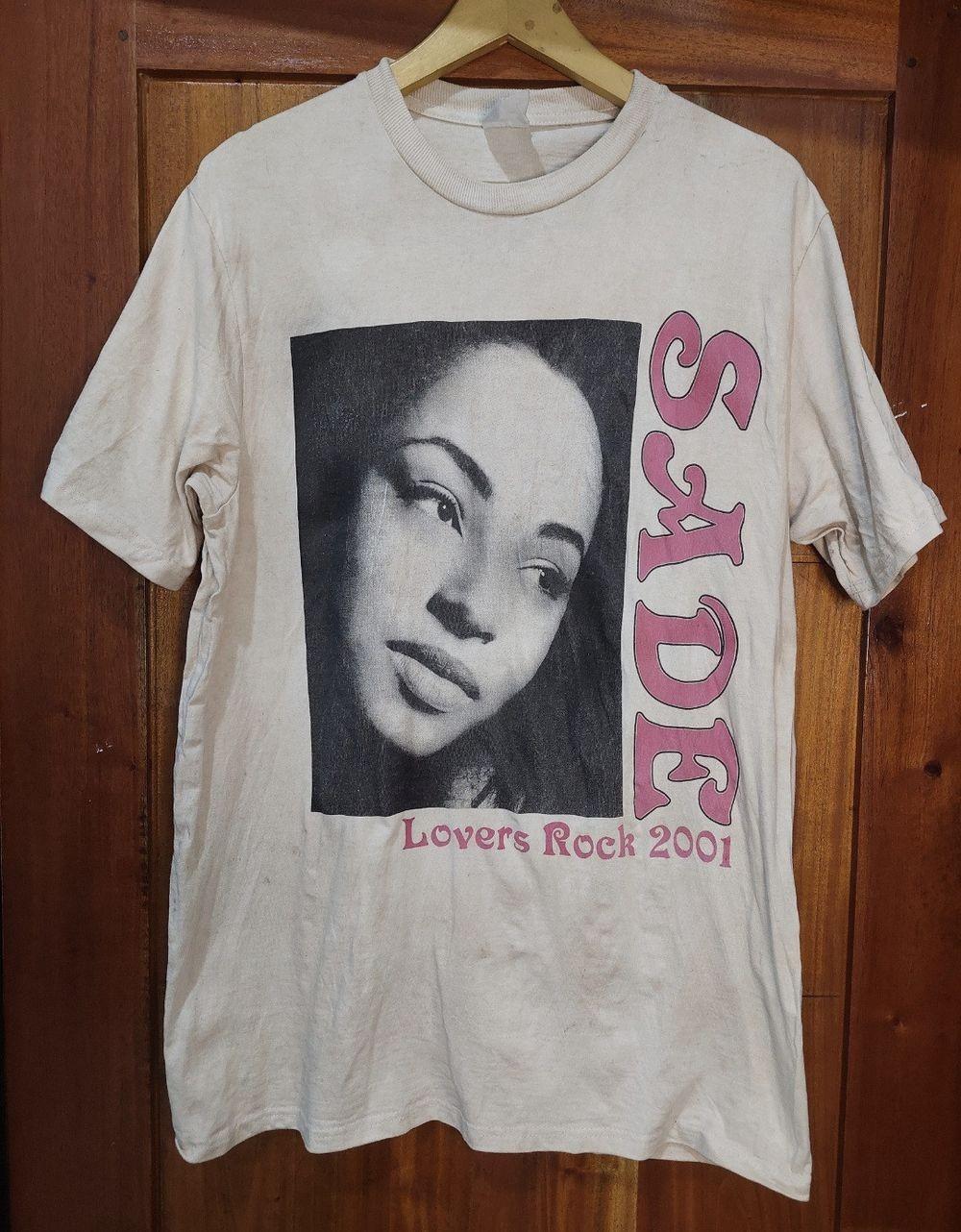 Sade Summer Tour 2001 Retro White Short Sleeve Unisex T shirt Men Women KH12465 XXL