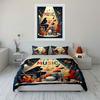 Musical Instrument Decor Set Soft Comfortable Duvet Cover Bedding Set Included 1*Duvet Cover & 2*Pillowcases, Gift