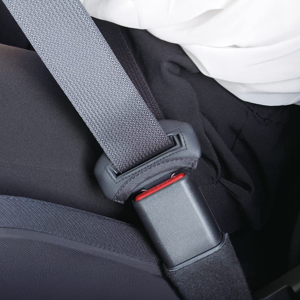 Tsuchiya Yac PF-360 Car Accessories Seat Belt Buckle Cover, Leather, Black, Fits Belts Within 2.0 Inches (52 Mm)