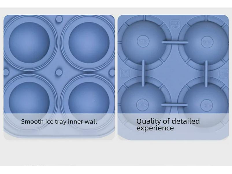 Star-Shaped Whiskey Ice Ball Mold and Tray