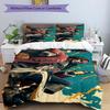 3pcs Duvet Cover Set (1*Duvet Cover + 2*Pillowcase, Without Core), Captain Jack Sparrow Print Bedding Set, Bedroom Decor, All‑Season, Gift