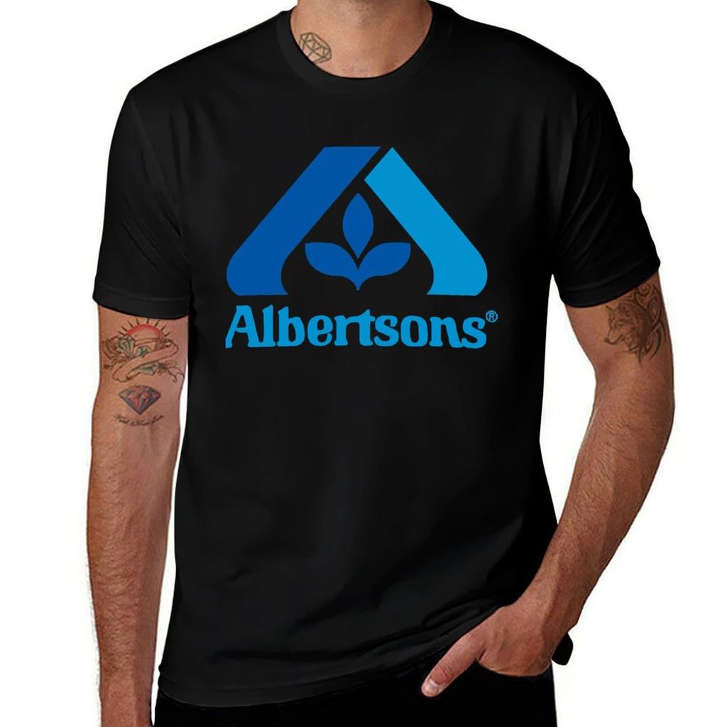 Retail Albertsons Logo Tshirt Fashion Casual Short Sleeve Top