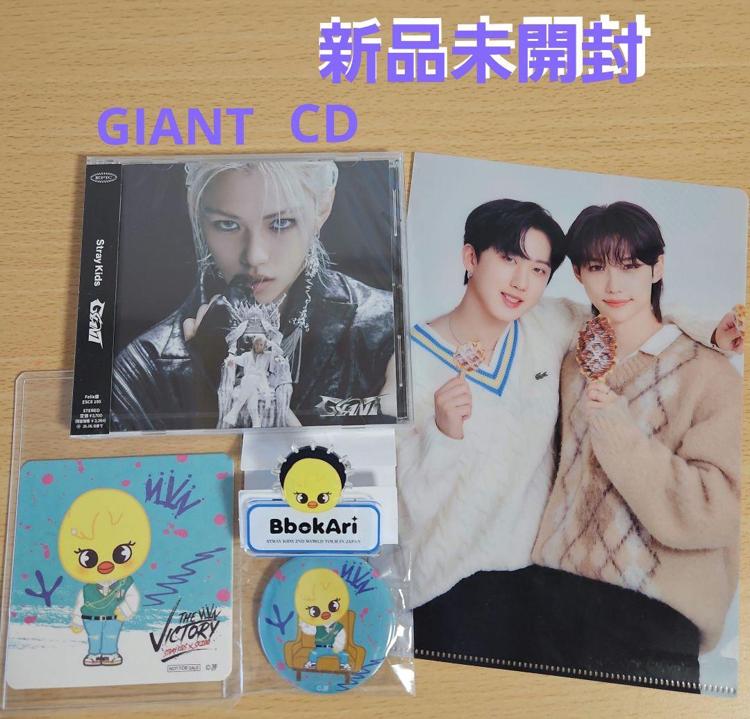 

[USED] straykids GIANT CD file badge coaster (2 types)