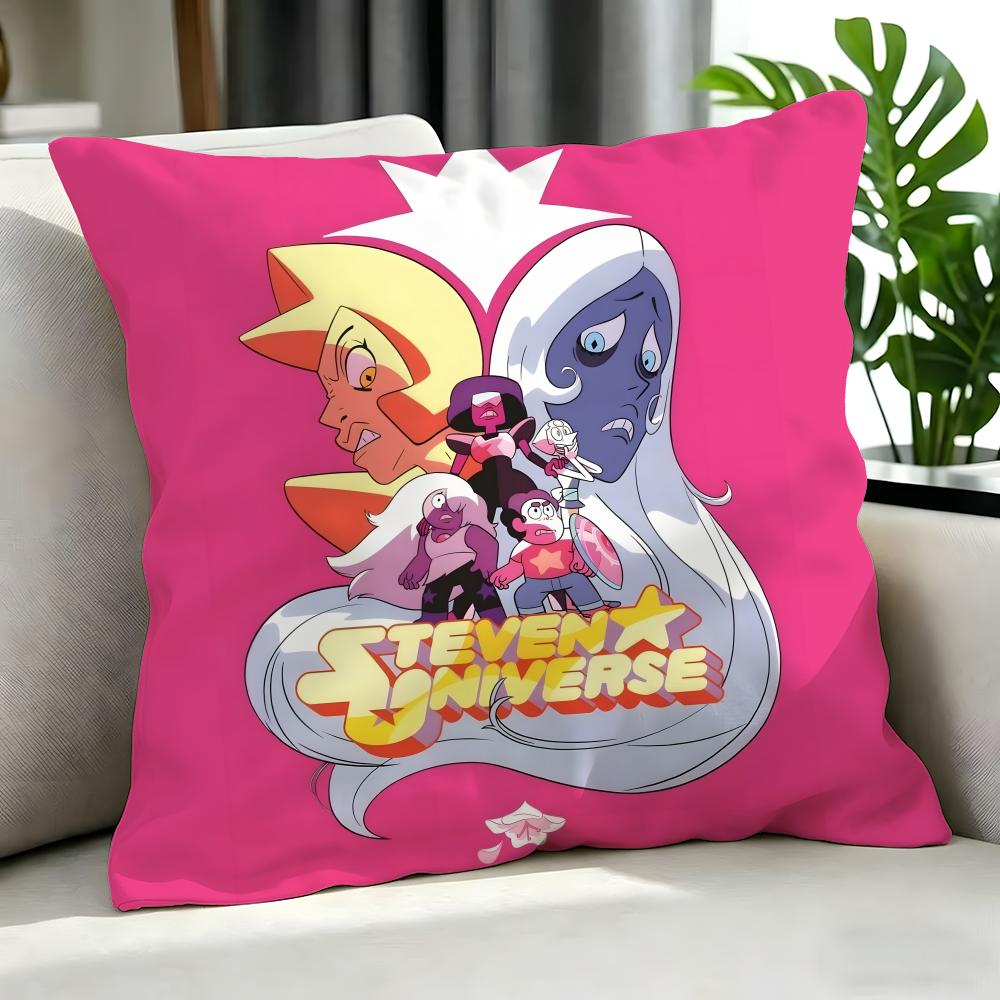 Cartoon Steven Universe Future Cushion Cover Cushion Cover Set 4Pcs 50X50 45X45 40X40 Pillowcase Decorative Sofa Home Decor