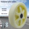 Durable Nylon Universal Casters for Trolleys - Sizes: 3", 4", 5", 6", 8"