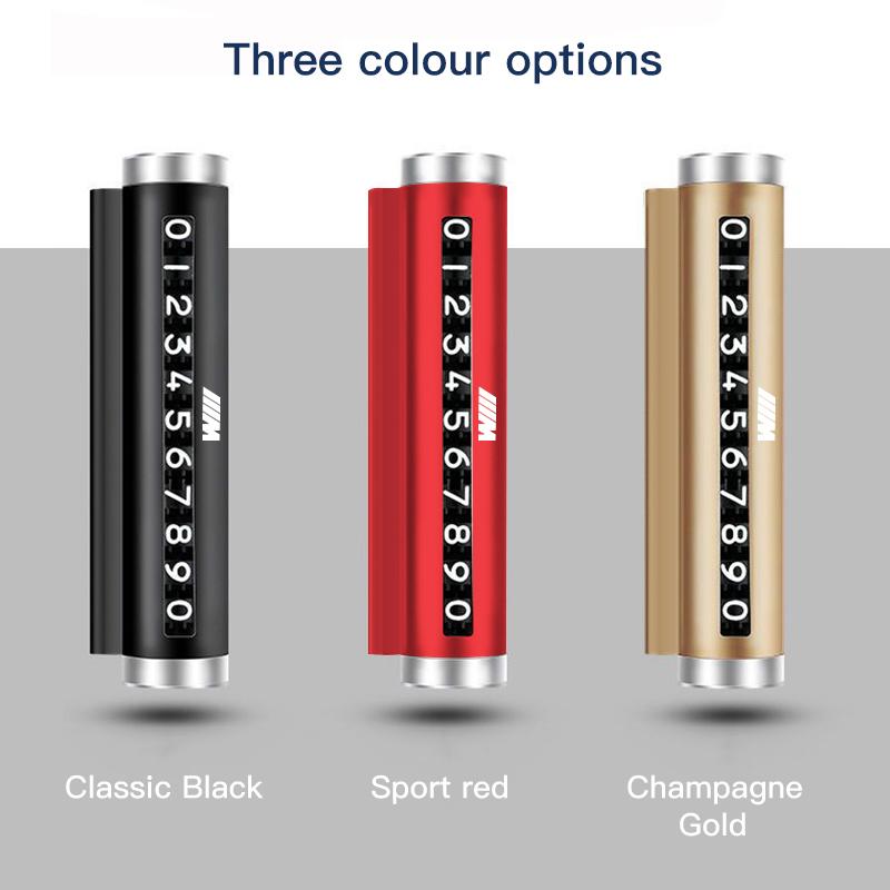 Card Parcare Temporară Auto Metalic Număr de Telefon Placă Parcare Pentru BMW F12 F13 G11 G12 G08 E89 E86 F26 F16 F40 G30 F10 F20 F46 G14 G07