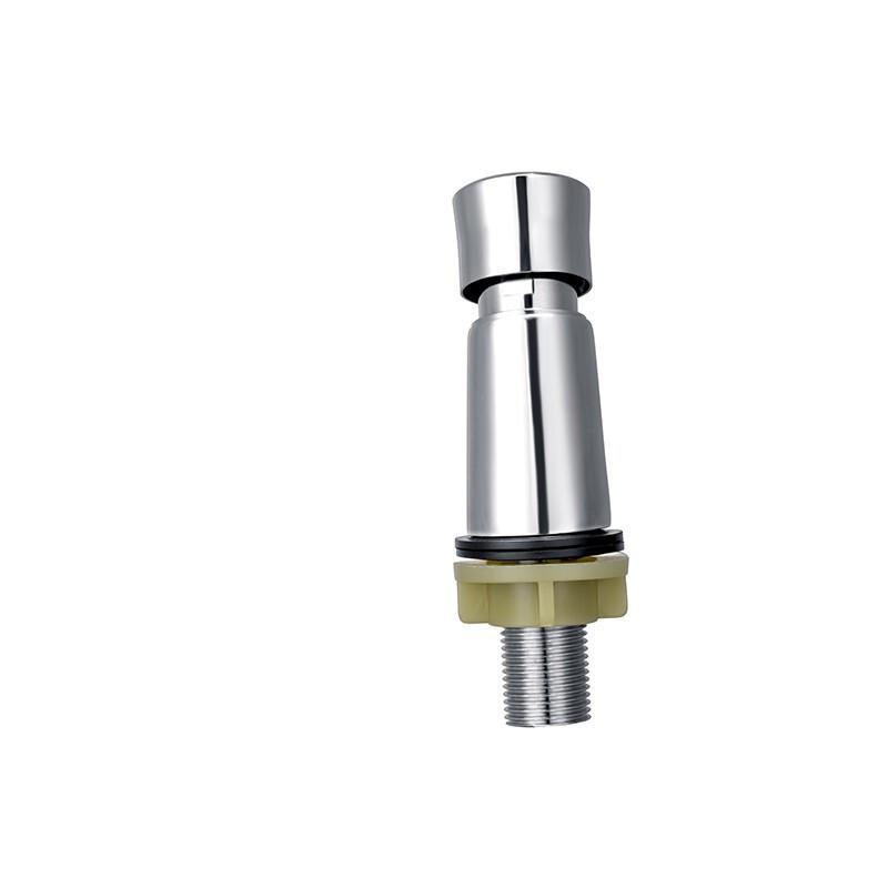 Chrome-Plated Time-Delay Basin Faucet