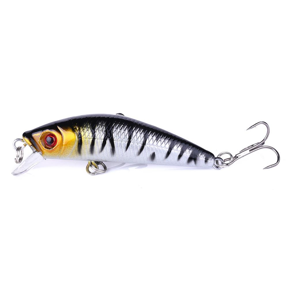 HENGJIA 1Pc/8pcs Lifelike Minnow Fishing Lure Wobbler Bass Pike Trout Hard  Bait Float Fishing Tackle