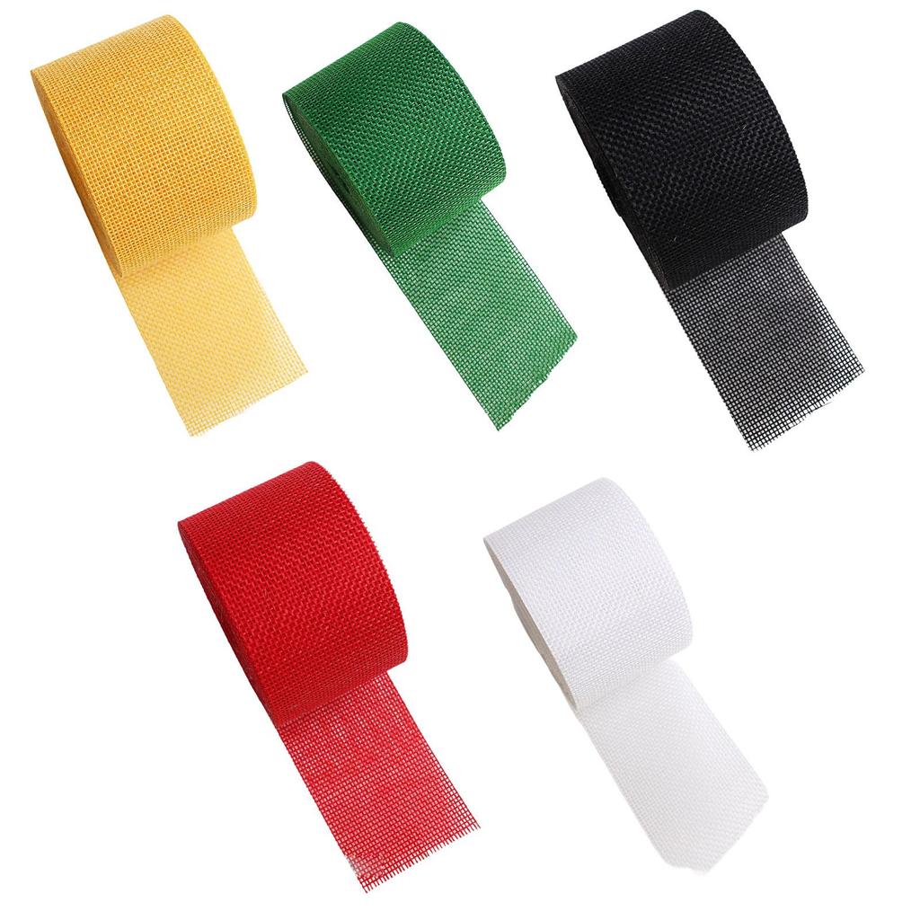 Linen Imitation Wired Ribbon DIY Decor Lightweight Christmas Ribbon for