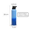 Stainless Steel Water Bottle 1 Ltr For Kids, Boys, Girls, 1 Litre Bottles for Gym,Fridge Use, School & Office (Sipper Cap - Set of 1, Blue Blue)