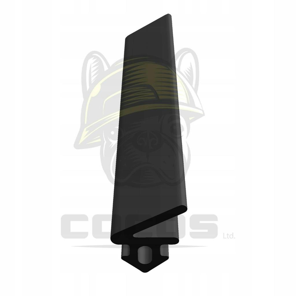 Seal for PVC windows S-1125 PANORAMA BLACK 1m