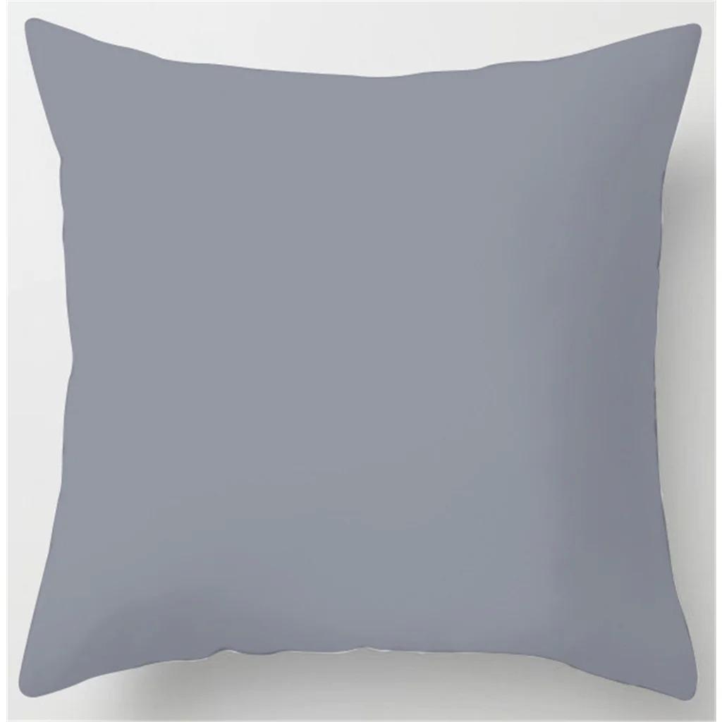 

Серо-белая простая наволочка для офиса, гостиной, автомобиля, украшения для дома, наволочка 60x60cm