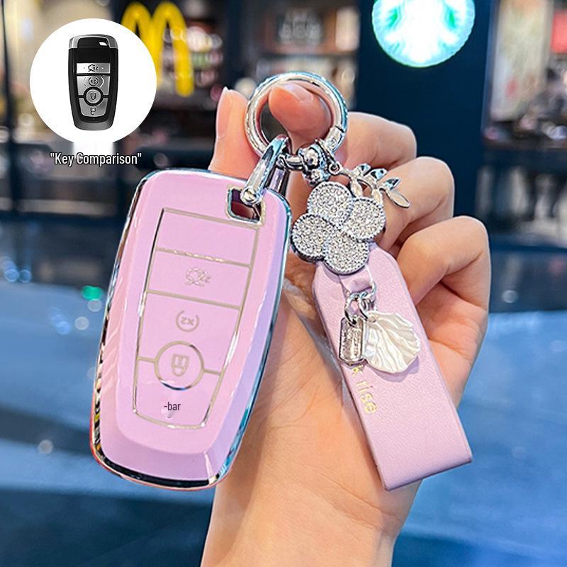 Key Case Shell for Ford Mondeo, Explorer, Focus, and Edge - Suitable for Men and Women