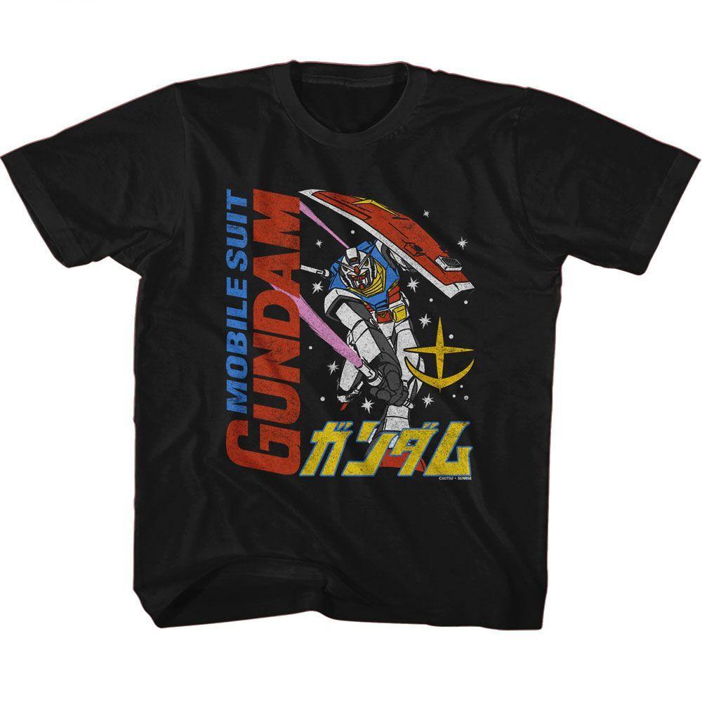 Kids Gundam Ms Gundam And Mecha TV Shirt XXXXL