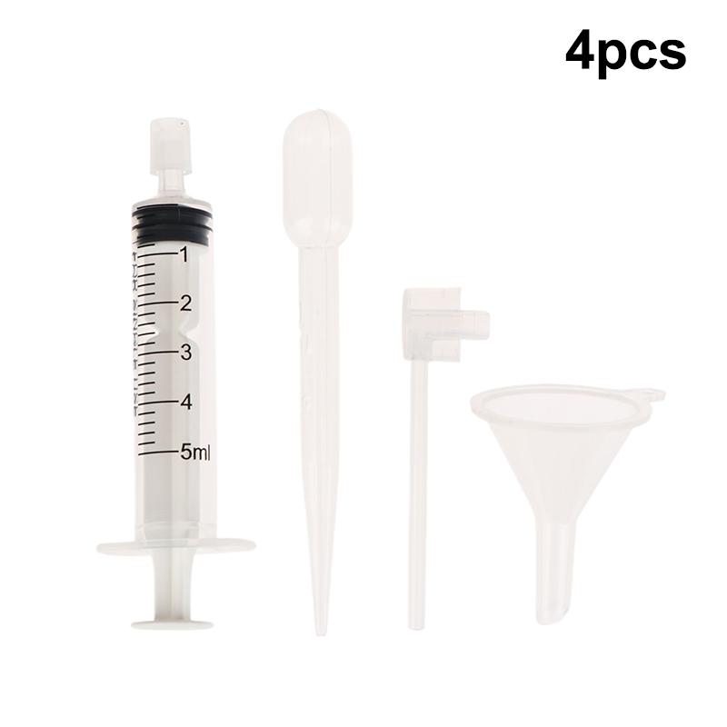3/4Pcs Perfume Refill Tool Set – Plastic Syringe, Dropper, Funnel, and Straw for Spray Dispenser and Diffuser Applications