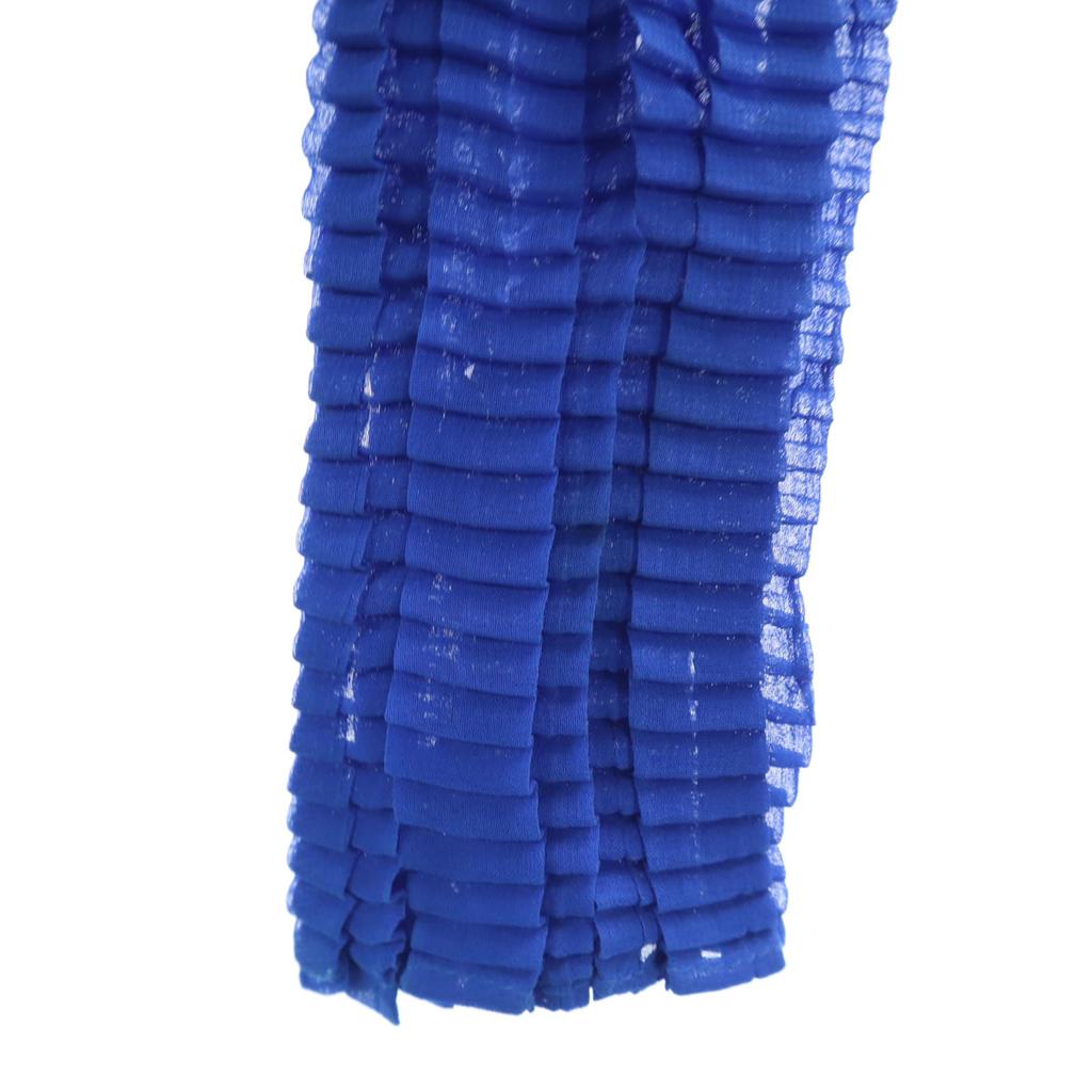 ISSEY MIYAKE 90s Old Long sleeve High neck Cut blue Women Used