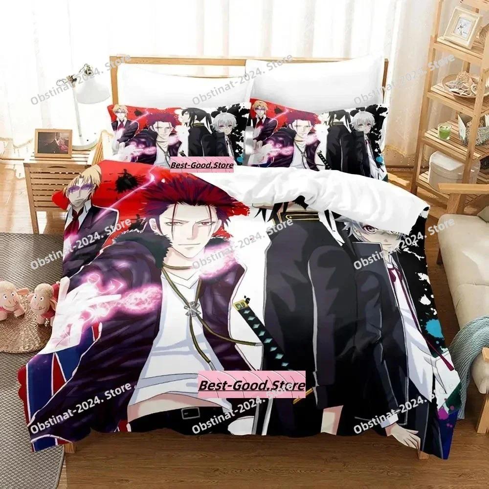 3D Nuovo K project Mikoto Suoh No Blood! Senza Osso! Niente Cenere! Set Biancheria da Letto Stampato con Federa Copripiumino Matrimoniale Queen Super King Size