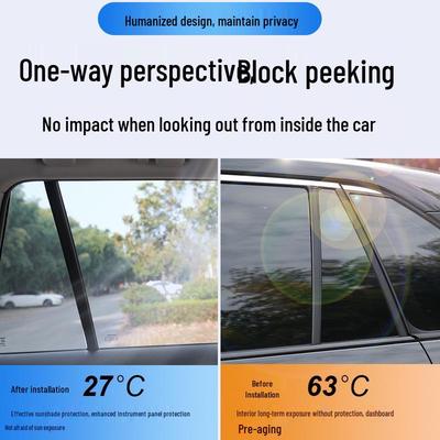 Magnetic Car Curtain Sunshade - Privacy & Heat Insulation Mesh for Side Windows