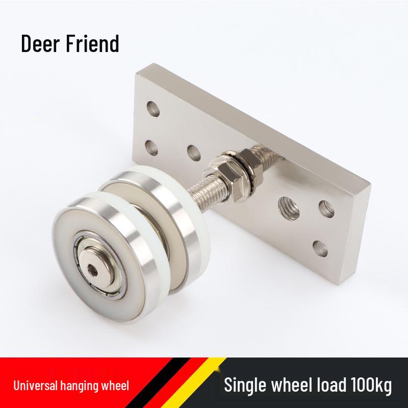 Universal Heavy-Duty Folding Door Hanger Wheel for Sliding Partitions and Screens