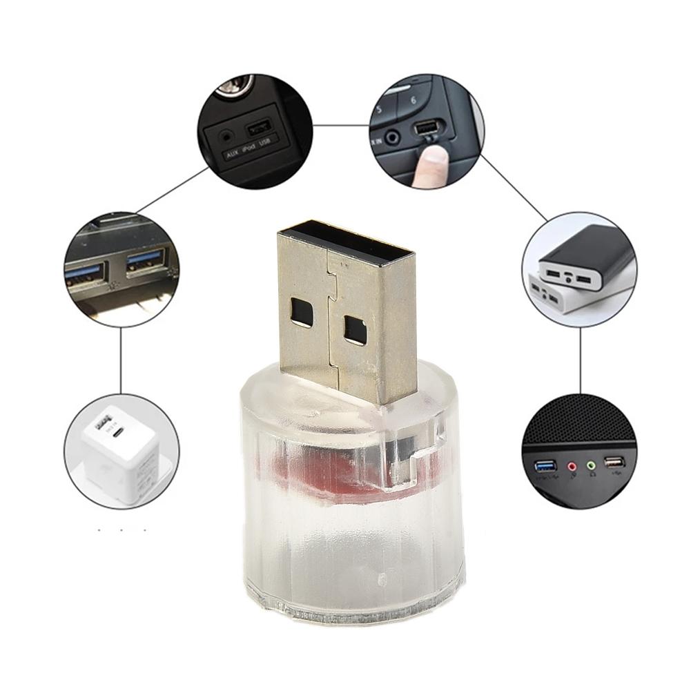 Interior USB LED Light Kit Lighting Lights Neon 1x