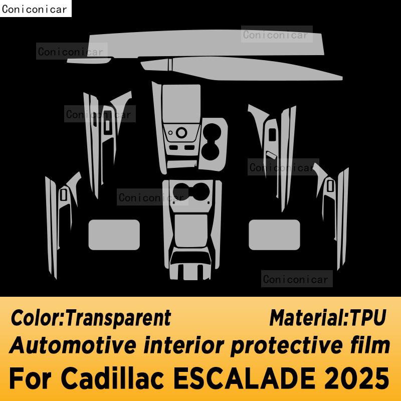 

For Cadillac ESCALADE 2025 Panel Navigation Screen Automotive Interior Protective Film Anti-Scratch Accessories Right Rudder