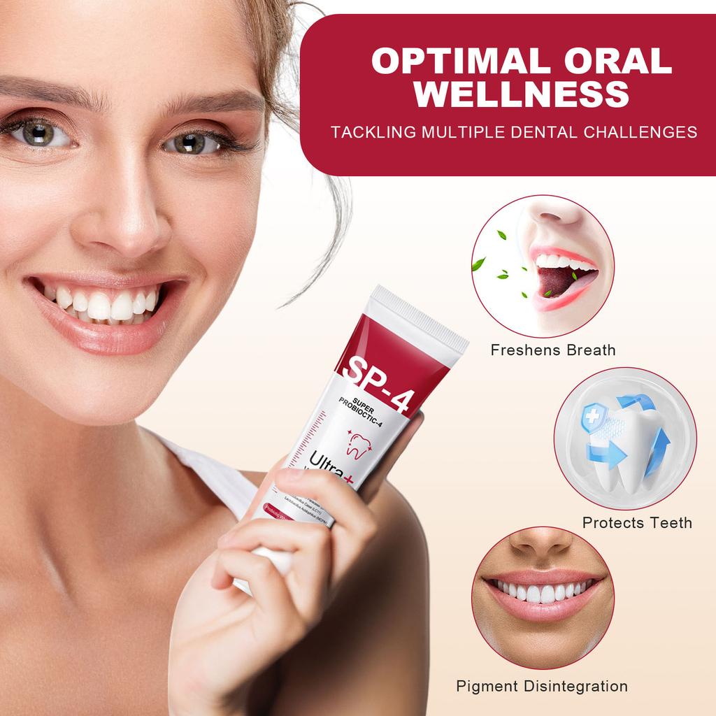 SP-4 Toothpaste, 120g Large Sp-4 Probiotic Toothpaste, SP-4 Whitening Toothpaste, Fresh, Breath, Toothpaste, Toothpaste, Stain Removal