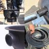 Portable Outdoor Firewood Stove with Threaded Round Legs - New Model