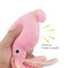 1Pcs Squid Puppy Pet Dog Chews Cute Pink Teeth Cleaning Toy Plush Rope Squeak Safety Material Bite Resistant