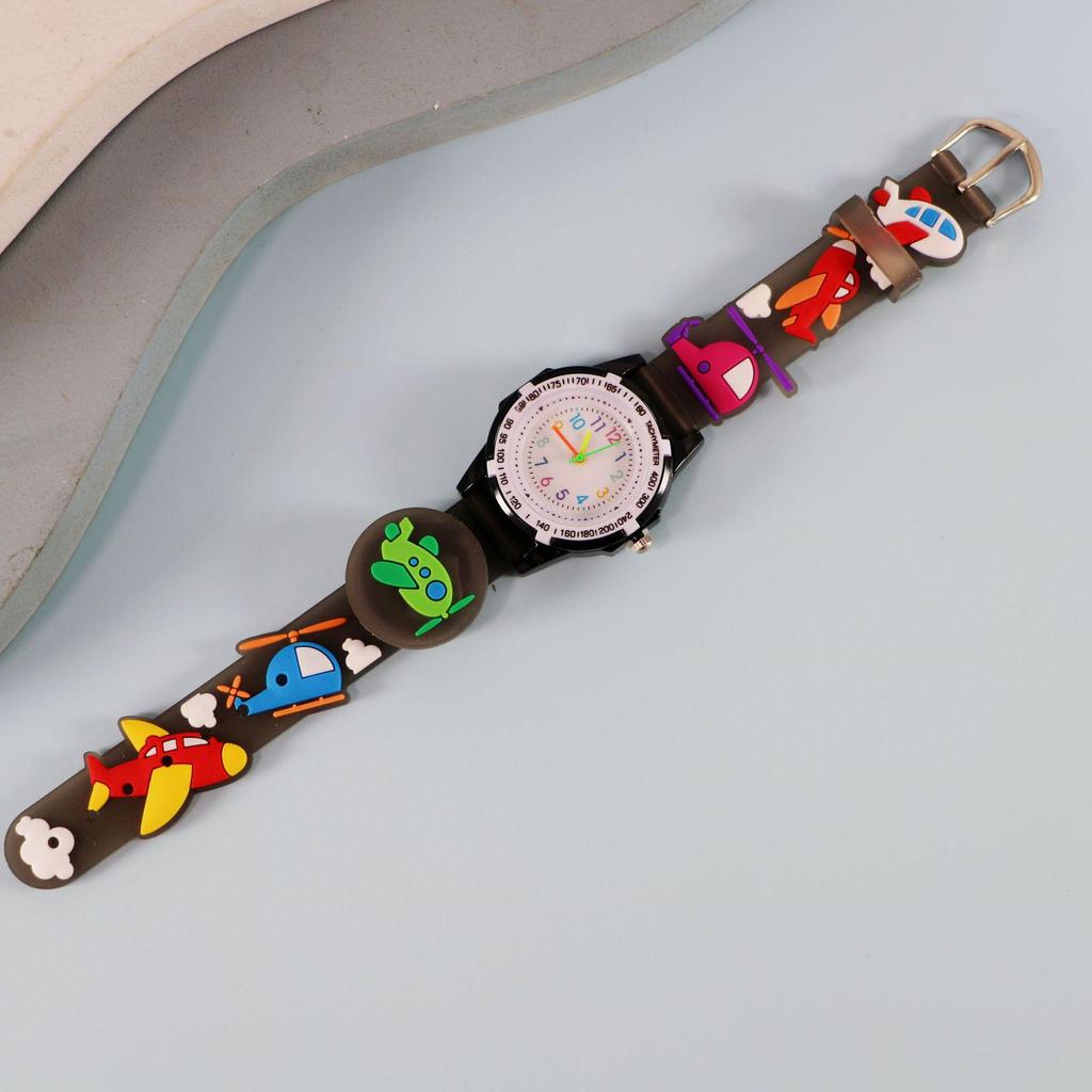 Cartoon Luminous Strap Children's Watch - Creative Birthday Gift for Elementary School Students