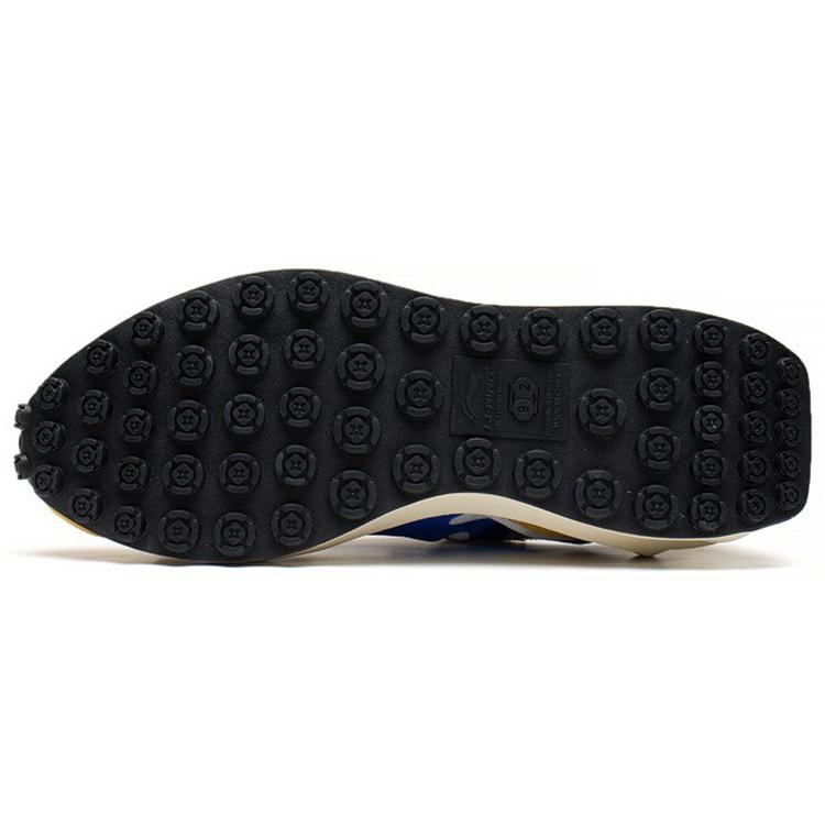 New LiNing Square Low Top Sports Casual Shoes Men's Yellow White Blue AGCS107-4
