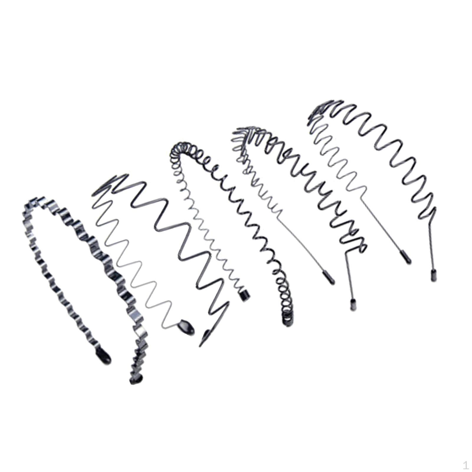 

Headband Mixed Styles Hoop Band Plain Headwear for Women 5pcs