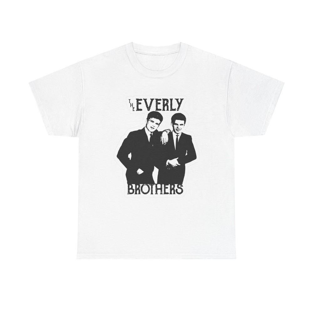 The Everly Brothers Vintage Graphic T Shirt NEW Unisex Heavy Cotton Tee S