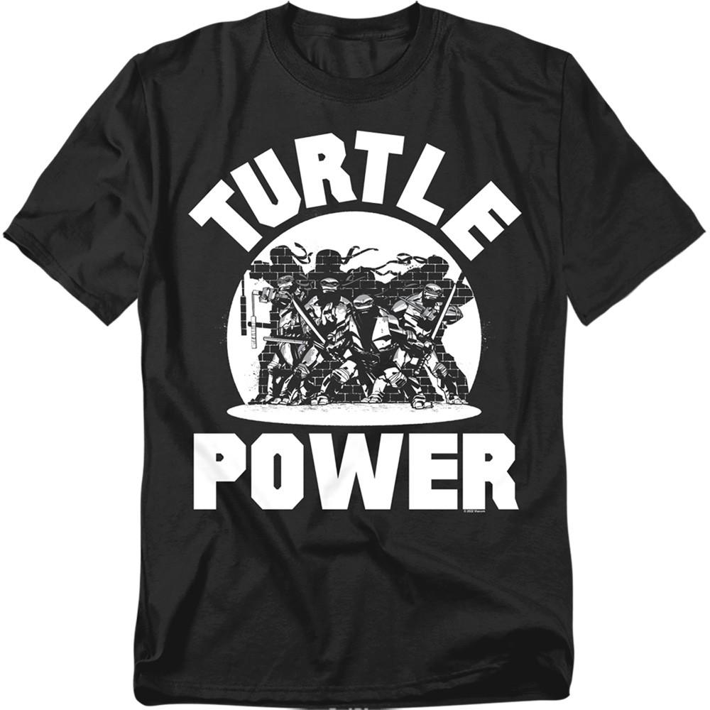 Teenage Mutant Ninja Turtles - Turtle Power - Adult Unisex T-Shirt - Black L