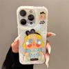 Polka dot crying baby bracket is suitable for iPhone17promax mobile phone case, Huawei p80 double-layer imd magnetic protective case.