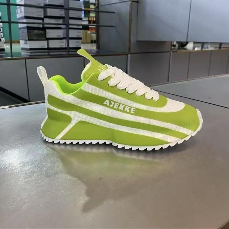 

Мужская обувь лето новая молодежная увеличивающая рост спортивная обувь тканевая поверхность дышащая повседневная обувь подошва-подушка папины кроссовки 44 зелёный