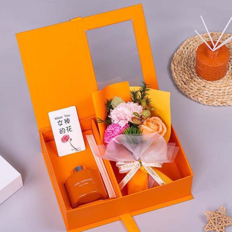 JINGRUIXIANG Scented Everlasting Carnation Gift Set