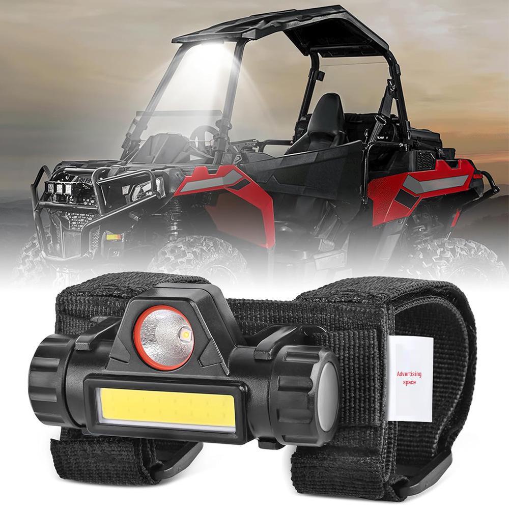 Cross-Country Vehicle Roof Light Strap with Strong Light for Bikes and Cars