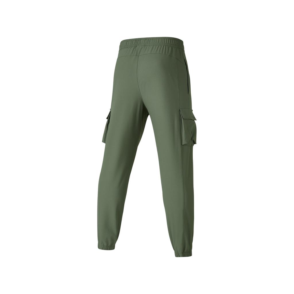 Skechers Casual Pocket Solid Color Work Pants Men Bottoms Green P424M056-00L2