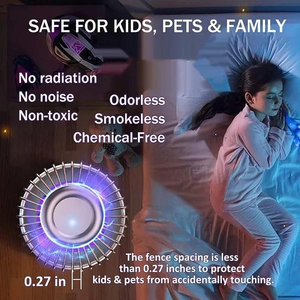 Upgraded Bug Zapper, 2 In 1 Mosquito Trap, Bug Zapper Indoor, Fruit Fly Traps for Indoors, Gnat Traps for House Indoor