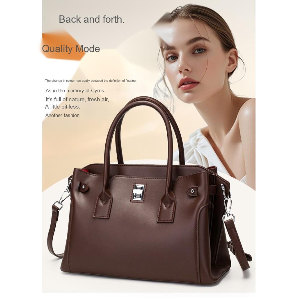 Xeie Thuk Shoulder Bag Women Faux leather Adjustable Strap Daily