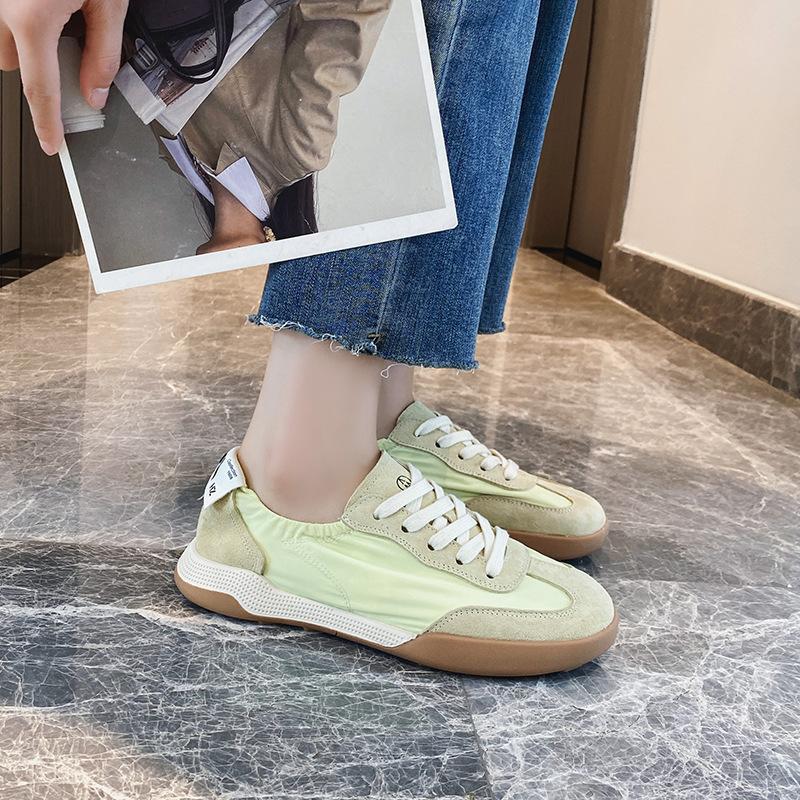 Summer Genuine Leather Casual Sports Forrest Gump Shoes White Shoes Women's German Training Shoes