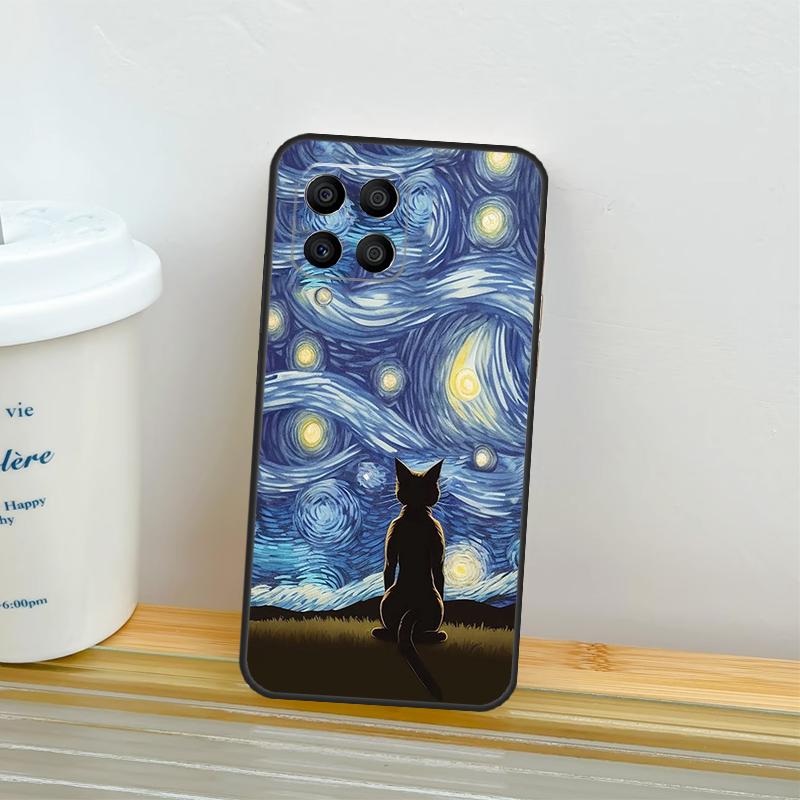

Cat Van Gogh s The Starry Night Case For Samsung Galaxy M52 M32 M12 M16 M14 M54 M13 M33 M53 M56 M36 M31 M11 M35 M55 M15 M06 Samsung M54