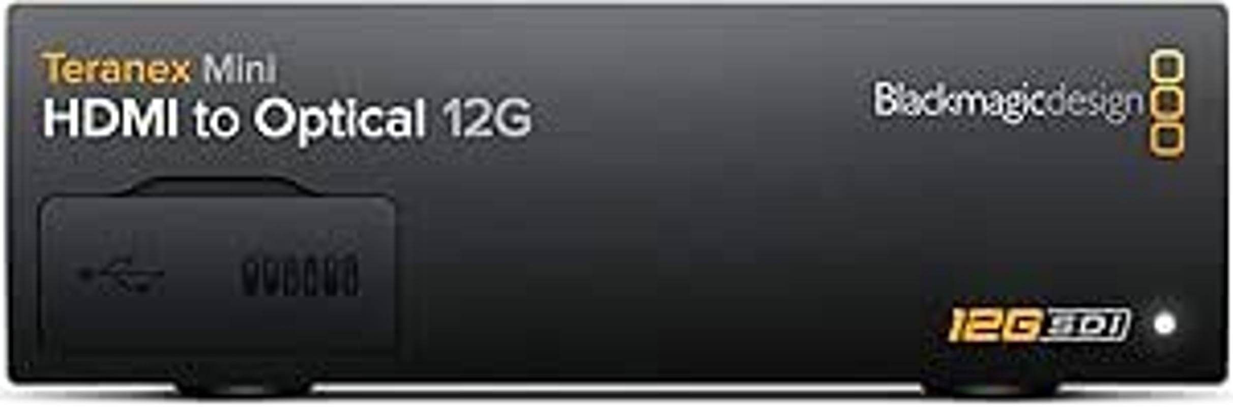 

Blackmagic Design Converter Teranex mini HDMI to Optical 12G 4Kp60 Compatible 003314 [Item]