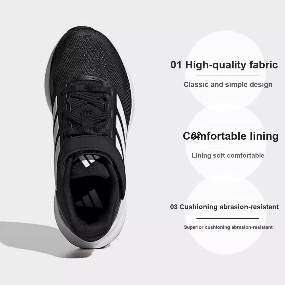 Adidas Runfalcon 5 C Black White Kids Sneakers Core-Black Cloud-White IE8574