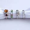 4pcs Colorful Resin Finger Rings Jewelry Set Versatile Resin Rings Set Finger Accessory For Enhancing Any Outfit