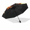 1pc Rammstein Automatic Folding Umbrella - Compact 8-Rib Design, Durable Plastic & Iron, Perfect Gift for Friends & Family, Outdoor Umbrella, Fashiona