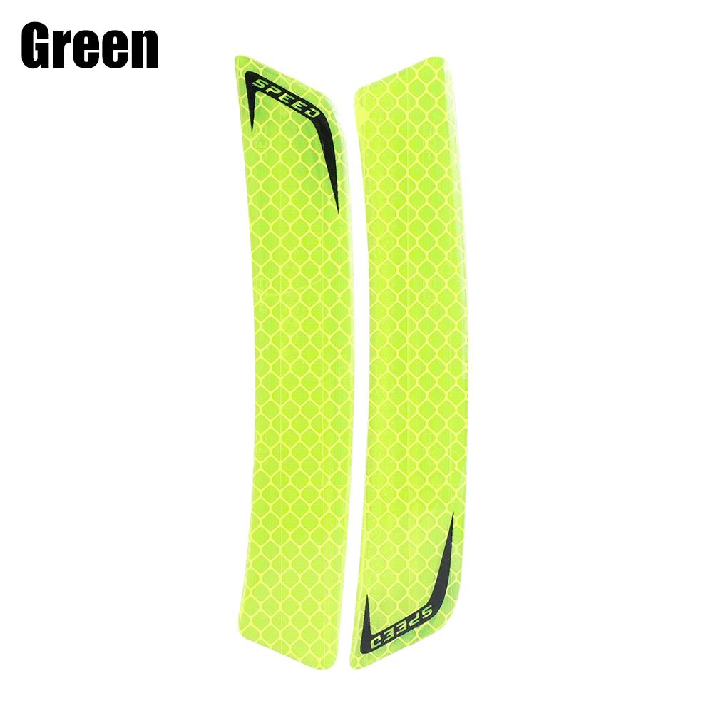2pcs Car Wheel Arch Anti-collision Strips Night Reflective Decorative Car Stickers Exterior Accessories Decals