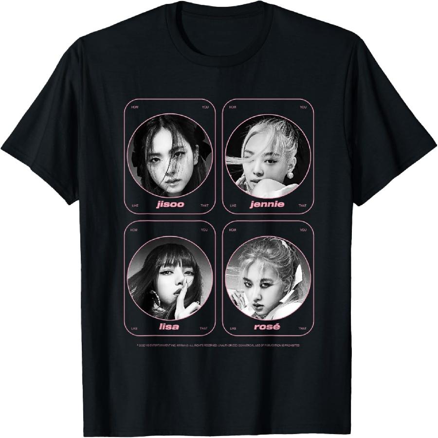 Official Blackpink HYLT Photo Tee T-Shirt