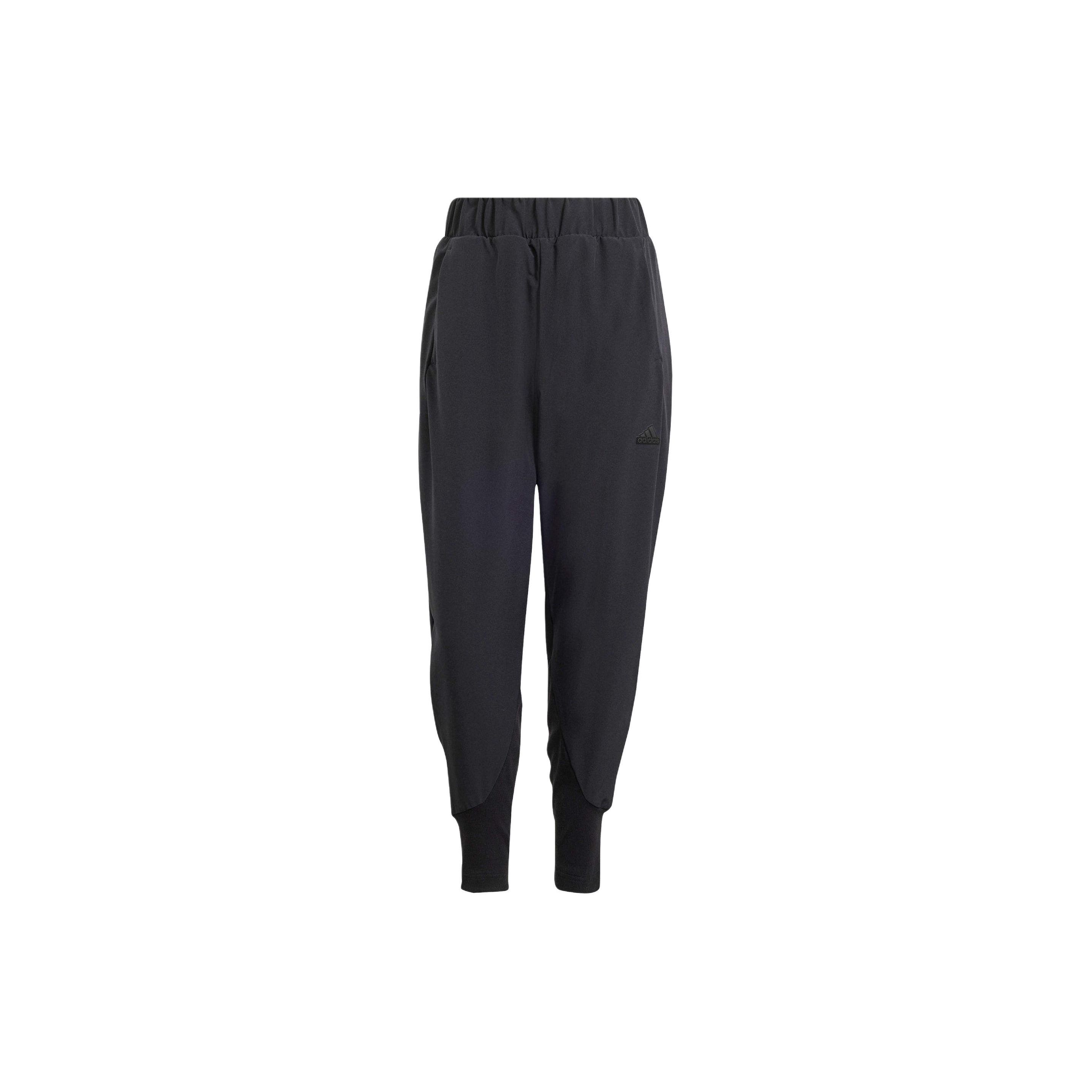 

Adidas Z.N.E. Woven Solid Logo Tapered Sports Pants Women Pants Black IN9484 XS